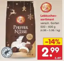 Netto Marken-Discount Santa Claus in Town Lebkuchensortiment Angebot