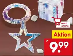 Netto Marken-Discount Dekor Fluoreszierende Folienfigur Angebot