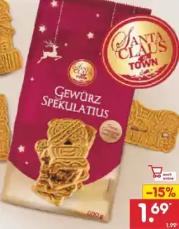 Netto Marken-Discount Santa Claus in Town Gewürz Spekulatius Angebot
