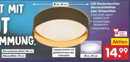 Netto Marken-Discount Star-Q LED Deckenleuchten Sternenlichteffekt Angebot