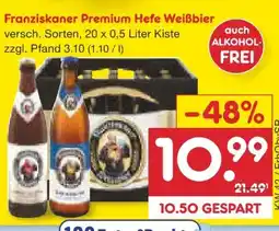 Netto Marken-Discount Franziskaner Premium Hefe-Weissbier Angebot