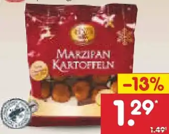 Netto Marken-Discount Santa Claus in Town Marzipan Kartoffeln Angebot