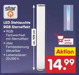 Netto Marken-Discount Star-Q LED-Stehleuchte RGB Angebot