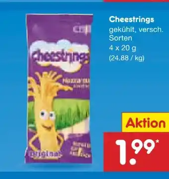 Netto Marken-Discount Cheestrings Mozzarella Angebot