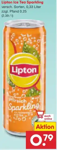 Netto Marken-Discount Lipton Ice Tea Sparkling Angebot