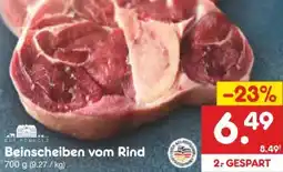 Netto Marken-Discount Gut Ponholz Beinscheiben vom Rind Angebot