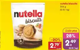 Netto Marken-Discount Ferrero Nutella Biscuits Angebot