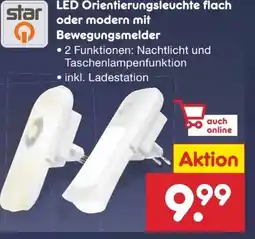 Netto Marken-Discount Star-Q LED Orientierungsleuchte Angebot