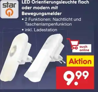 Netto Marken-Discount Star-Q LED Orientierungsleuchte Angebot