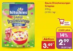 Netto Marken-Discount Hitschler Hitschies Saure Drachenzungen Crispies Angebot
