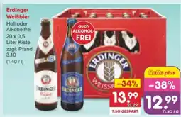 Netto Marken-Discount Erdinger Weißbräu Weißbier Hell Angebot