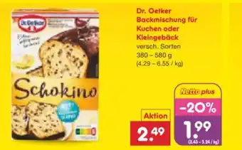 Netto Marken-Discount Dr. Oetker Schokino Kuchen Angebot