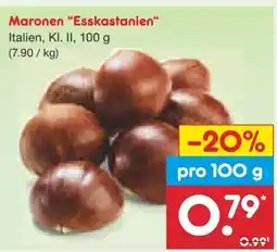 Netto Marken-Discount Maronen Esskastanien Angebot