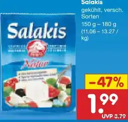 Netto Marken-Discount Salakis Schafskäse Natur Angebot