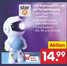 Netto Marken-Discount Star-Q LED Astronaut Angebot