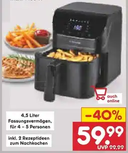 Netto Marken-Discount Kochwerk Heißluft-Fritteuse Angebot