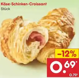Netto Marken-Discount Netto Backstube Käse Schinken Croissant Angebot