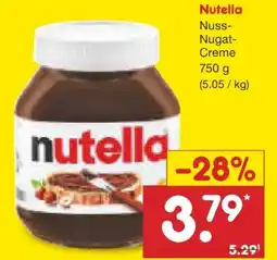 Netto Marken-Discount Ferrero Nutella Nuss-Nugat Creme Angebot