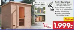 Netto Marken-Discount Karibu Saunahaus Angebot