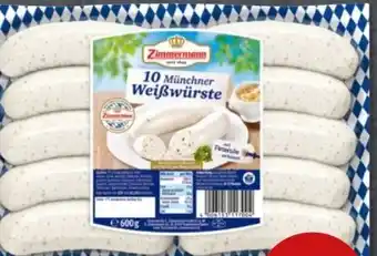 PENNY Fleischwerke Zimmermann Münchner Weißwürste Angebot