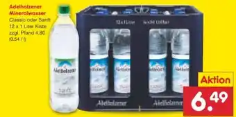 Netto Marken-Discount Adelholzener Mineralwasser Angebot