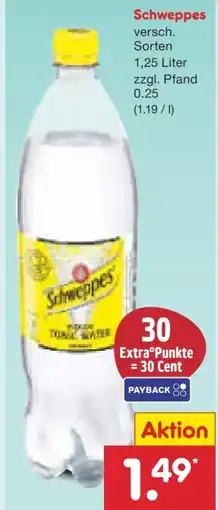 Netto Marken-Discount Schweppes Indian Tonic Water Angebot