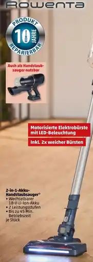 PENNY Rowenta 2-in-1 Akku-Handstaubsauger Angebot