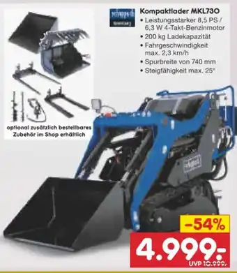 Netto Marken-Discount Scheppach Kompaktlader MKL730 Angebot