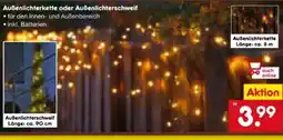 Netto Marken-Discount LED Außenlichterkette Angebot