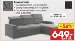 Netto Marken-Discount Möbel Punkt Ecksofa Tokio Angebot