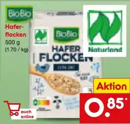 Netto Marken-Discount BioBio Bio-Haferflocken Angebot