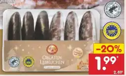 Netto Marken-Discount Santa Claus in Town Feine Nürnberger Oblaten-Lebkuchen Angebot