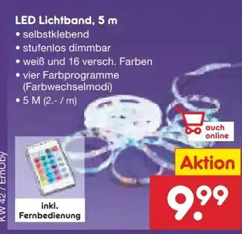 Netto Marken-Discount Star-Q LED-Lichtband Angebot