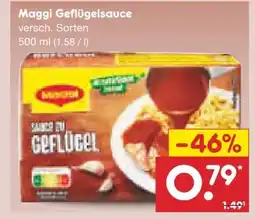 Netto Marken-Discount Maggi Sauce zu Geflügel Angebot