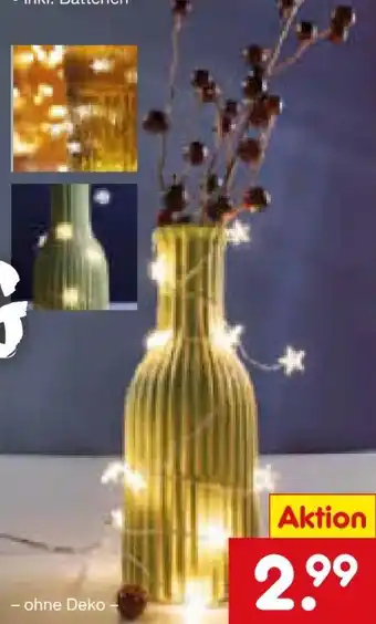 Netto Marken-Discount Dekor LED-Lichterdraht Angebot