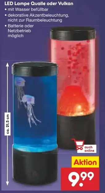 Netto Marken-Discount Star-Q LED Lampe Qualle Angebot