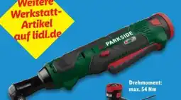 Lidl Parkside Akku-Ratsche Starterset PAR 12 B1 Angebot
