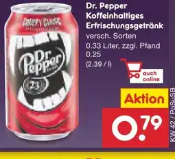 Netto Marken-Discount Dr. Pepper Erfrischungsgetränke Angebot