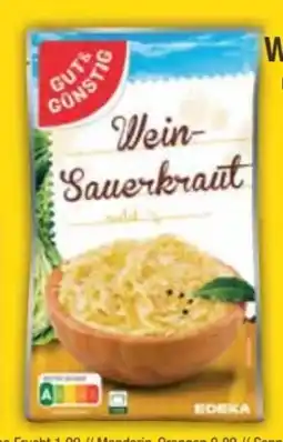 E-Center Gut & Günstig Wein-Sauerkraut Angebot