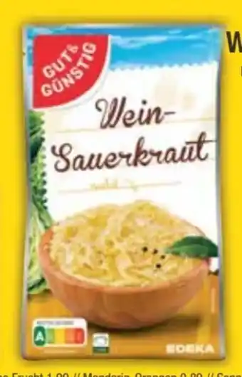 E-Center Gut & Günstig Wein-Sauerkraut Angebot