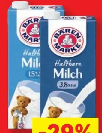 Lidl Bärenmarke Haltbare Milch Angebot