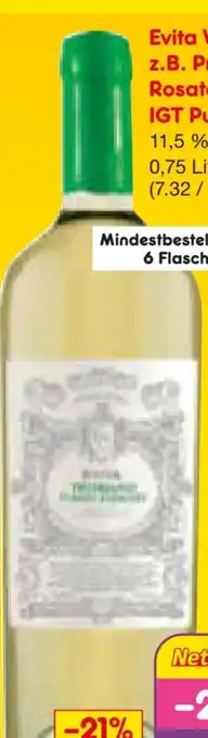 Netto Marken-Discount Evita Primitivo Rosato Puglia Angebot