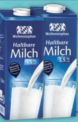 E-Center Weihenstephan Haltbare Milch Angebot