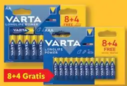 Lidl Varta Batterien Longlife Power Angebot