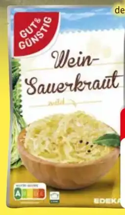 Edeka Gut & Günstig Wein-Sauerkraut Angebot