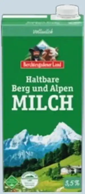 Edeka Xpress Berchtesgadener Land Haltbare Berg und Alpen-Milch Angebot