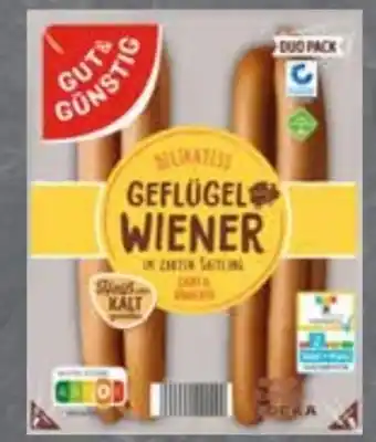 Edeka Gut & Günstig Delikatess Geflügel-Wiener Angebot