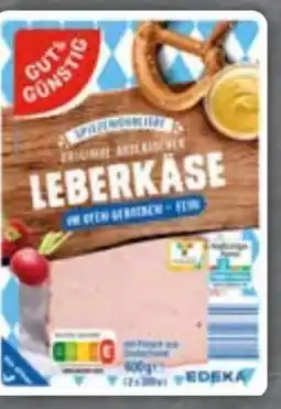 Edeka Gut & Günstig Original Bayerischer Leberkäse Angebot