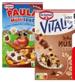 Edeka Dr. Oetker Vitalis Schoko Müsli Angebot