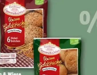 REWE Center Coppenrath & Wiese Unsere Goldstücke 6 Dinkelbrötchen Angebot